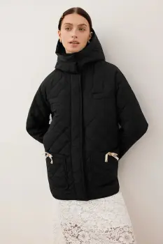 Bizuu geaca NAYLA culoarea negru, de tranzitie, NAYLA CZARNY imagine