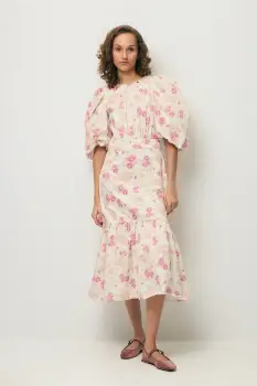 BIZUU rochie de vara din bumbac MOSELLE imagine