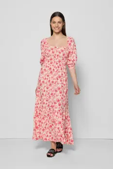 Bizuu rochie PATRYA culoarea rosu, maxi, evazati, PATRYA CZERWONY imagine