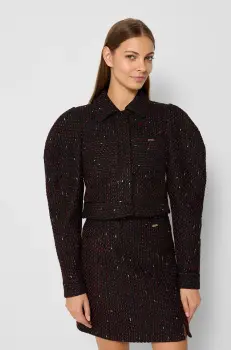 Bizuu sacou LAURIE culoarea negru, un singur rand de nasturi, MARYNARKA LAURIE_CZARNY_AW24 imagine