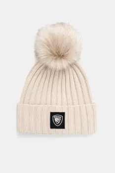 Blauer caciula de lana LIFE culoarea bej, BLDA05337 imagine