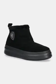 Blauer cizme de zapada din piele intoarsa EMERY culoarea negru, F4EMERY02.SUE imagine