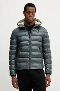 Blauer geaca culoarea bleumarin, de iarna, BLUC02079 imagine