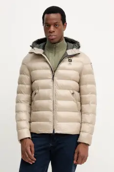 Blauer geaca culoarea bleumarin, de iarna, BLUC02079 imagine