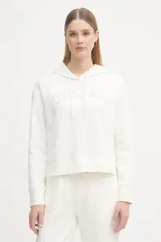 Blauer hanorac cu gluga de femei din bumbac FAYETTE imagine