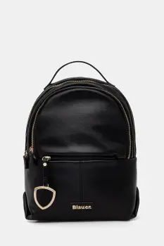 Blauer rucsac pentru femei, cu imitatie de piele imagine