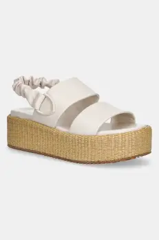 Blauer sandale OPAL culoarea bej, cu platforma, S5OPAL04 imagine