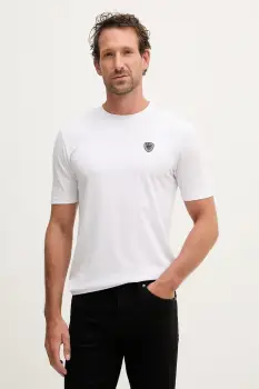 Blauer tricou basic pentru barbati, cu bumbac JAN imagine