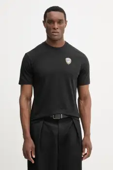 Blauer tricou din bumbac FAXON imagine