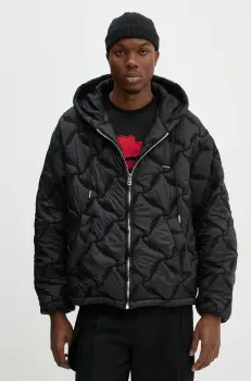 BLUEMARBLE geaca barbati, culoarea negru, de tranzitie, oversize, JA68.NY10B24 imagine