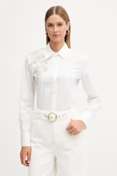 blugirl Blumarine camasa pentru femei, din bumbac cu elastan imagine