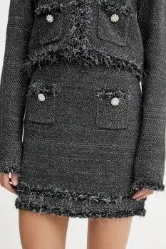 Blugirl Blumarine fusta culoarea negru, mini, evazati, RF5154.MA950 imagine