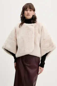 Blugirl Blumarine palton culoarea bej, PF5006.T0300 imagine