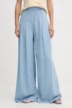 Blugirl Blumarine pantaloni de femei cu lyocell imagine