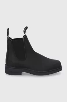 Blundstone Ghete Chelsea de piele 063 femei, culoarea negru, cu toc plat imagine