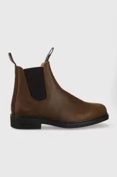 Blundstone ghete chelsea de piele 2029 barbati, culoarea maro imagine