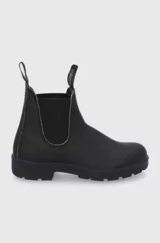 Blundstone Ghete Chelsea de piele 510 femei, culoarea negru, cu toc plat imagine