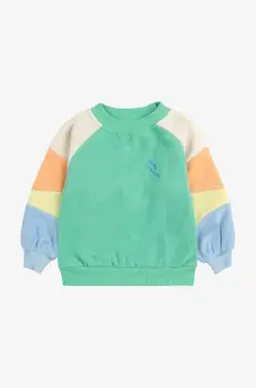 Bobo Choses bluza bebe culoarea verde, modelator, 125AB028 imagine