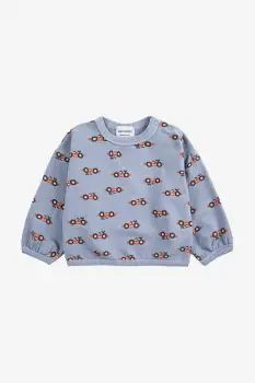 Bobo Choses bluza bebe Race Car cu imprimeu, 225AB011 imagine