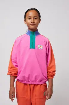 Bobo Choses bluza copii Smiling culoarea roz, neted, 125AC047 imagine