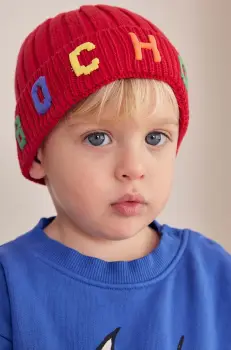 Bobo Choses caciula de bumbac pentru copii culoarea rosu, bumbac, 224AH032 imagine