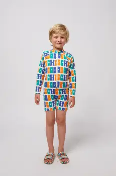 Bobo Choses costum de baie dintr-o bucata pentru copii culoarea portocaliu, 125AC135 imagine