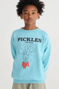 Bobo Choses hanorac de bumbac pentru copii Bunch Of Vegetables imagine