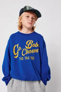 Bobo Choses hanorac de bumbac pentru copii Go Bobo cu imprimeu, 225AC028 imagine