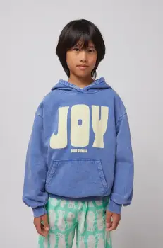 Bobo Choses hanorac de bumbac pentru copii Joy cu gluga, cu imprimeu, 125AC045 imagine