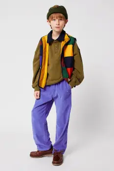 Bobo Choses pantaloni de bumbac pentru copii uni, 225AC083 imagine