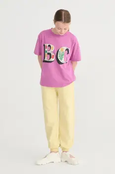 Bobo Choses pantaloni de trening din bumbac pentru copii imagine