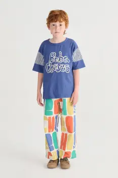 Bobo Choses pantaloni de trening din bumbac pentru copii imagine