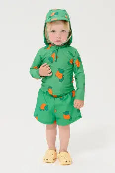 Bobo Choses pantaloni scurti de baie copii Tangerine imagine