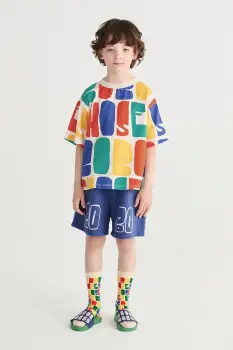 Bobo Choses pantaloni scurti din bumbac pentru copii imagine