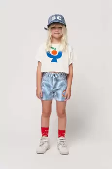 Bobo Choses pantaloni scurti din bumbac pentru copii modelator imagine