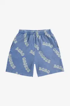 Bobo Choses pantaloni scurti din bumbac pentru copii Wavy 125AC055 imagine