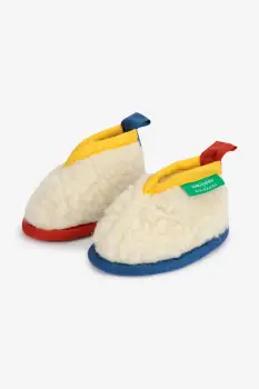 Bobo Choses papuci de lana pentru copii BINIBAMBA culoarea bej, 225AH003 imagine