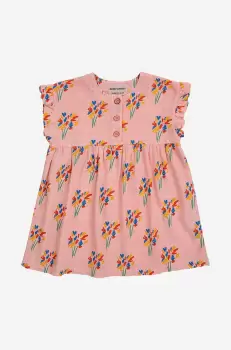 Bobo Choses rochie bebe culoarea roz, mini, evazati imagine