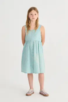 Bobo Choses rochie din bumbac pentru copii Daisy Mosaic imagine