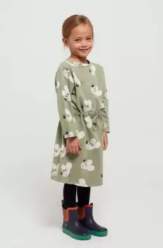 Bobo Choses rochie fete culoarea verde, mini, evazati imagine