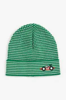 Bobo Choses sapca din bumbac pentru bebelusi culoarea verde, 225AH048 imagine