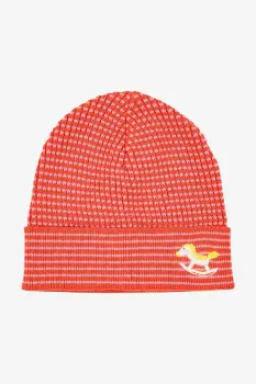 Bobo Choses sapca din bumbac pentru bebelusi Rocking Horse culoarea rosu, 225AH049 imagine