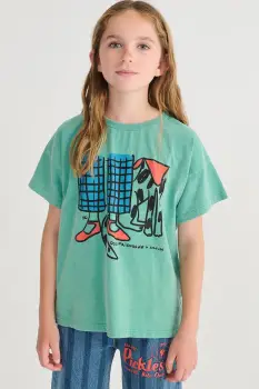 Bobo Choses tricou de bumbac pentru copii Dog Friendship imagine