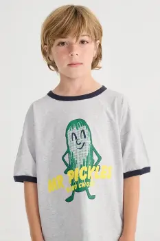 Bobo Choses tricou de bumbac pentru copii Mr Pickles imagine