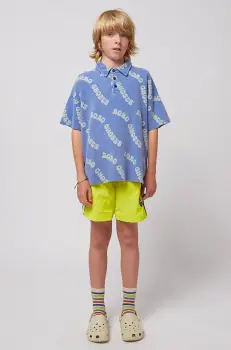 Bobo Choses tricouri polo din bumbac pentru copii Wavy modelator, 125AC018 imagine