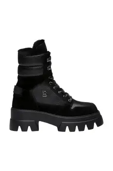 Bogner cizme de piele SAPPORO 2 A culoarea negru, cu platforma, izolat, 22542903 imagine