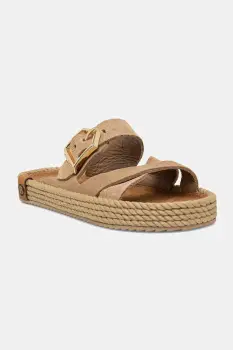 Bohonomad papuci espadrile de dama din piele intoarsa Sevilla imagine