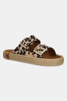 Bohonomad papuci espadrile femei piele intoarsa Sydney imagine