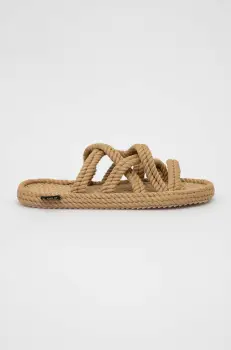 Bohonomad papuci Rome femei, culoarea bej, ROM.0012.WSL imagine