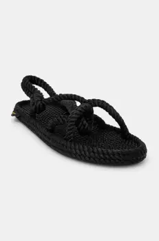 Bohonomad sandale Bora femei, culoarea negru, BOR.0020.WRS imagine